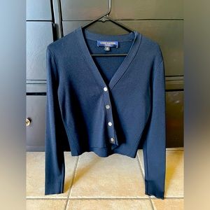 Louis Vuitton Italian Made Navy Cardigan XS